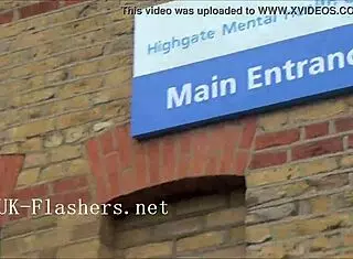 Check out sexy Ashley Rider flashing in London with public exhibitionism!