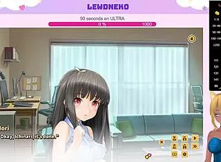 Wow! Vtuber Lewdneko Moans Loud in Love Cubed Part 6 with Vibrator!