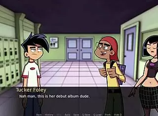 i kiss amity in danny phantom
