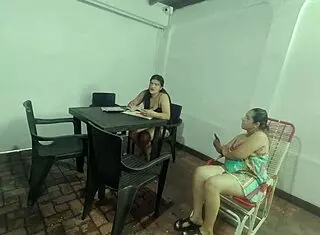 Lesbian Neighbor Seduces Me To Lick Her Ass!