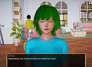 I feel so excited with my new family and their big tits