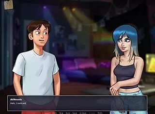 What erotic adventure unfolds in summertime saga 242?