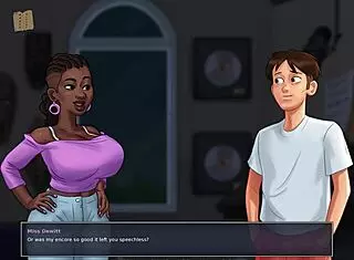 What erotic adventure unfolds in summertime saga 242?