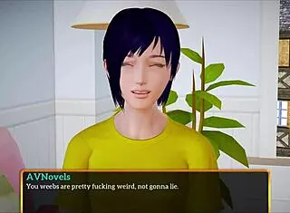 I feel so excited with my new family and their big tits