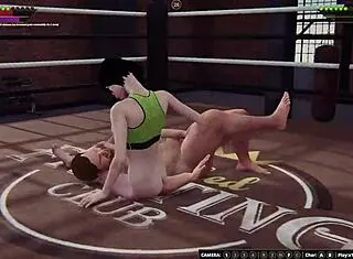 Natalia Fights Ethan in 3D Anal