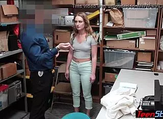 Strip Search by Mall Cop Turns Into Hard Fuck