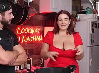 Always horny in the kitchen