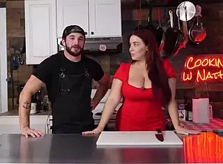 Always horny in the kitchen