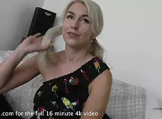 Blonde Adora Ray's Anal Plug Fingering In Pov Double Penetration