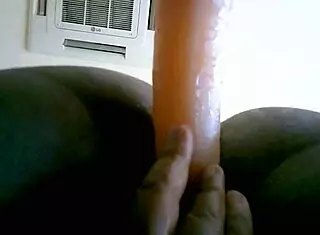 I'm fucking myself to orgasm