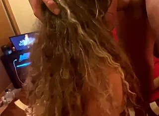 Watch my wife suck two cocks!