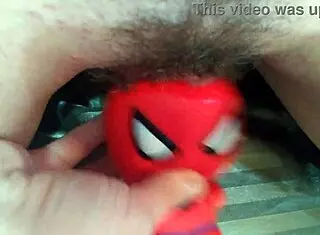 Real Spiderman Fan Masturbates Homemade