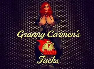 i am a granny fuck doll getting fucked with toys in heels and corset