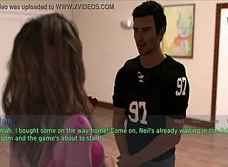 Wife and stepmother play erotic game