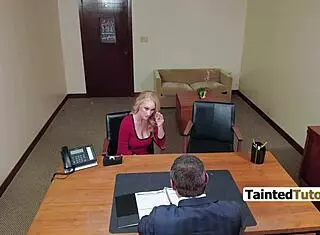 Don't worry, stepson, I'm here to suck and grope you rough on the desk.