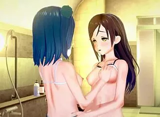 Sakurauchi Riko And Tsushima Yoshiko Lesbian Orgasm