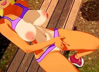 Crash Bandicoot Coco Bandicoot Moaning During Solo Masturbation Fingering And Climax