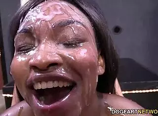 Nikki Ford Devours a Buffet of White Dicks Galore 😲