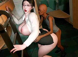 余倩的3D动漫冒险在40分钟内展开