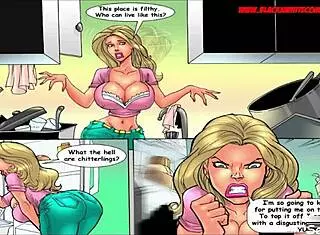 Wife swap sassy paug for big booty ebony blowjob