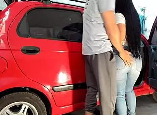 A Quick Encounter In The Neighbor's Garage