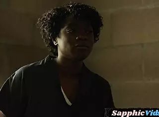 Lesbian Inmate Devours Dyke Doctor's Pussy in Prison Hospital