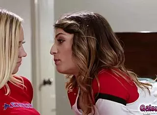 Kristen Scott Licks Bailey Brooke's Wide Open Pussy In Lesbian Tribbing Scene