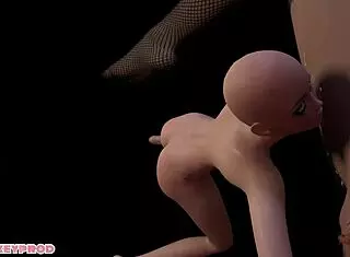 Giant redhead slut shows her huge wet tits and ass