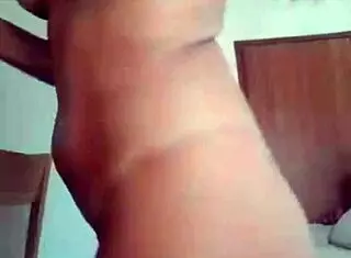 agatha carioca, my wife, strips on webcam while i'm at work, showing big tits and ass