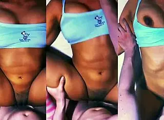 stressed college student gets relaxing massage.