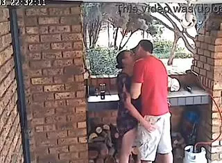 i'm shocked, my mature 42 year old wife was caught fucking a young 18 year old in homemade outdoor sex