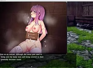 Enicia endures intense blowbang and bukkake on street