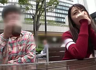 asian girl gets creampie and facial