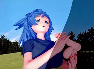 This 3d hentai girl has big tits and ass