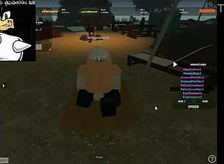 Intense riding and blowjob in cat roleplay