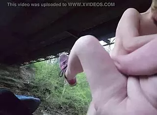Outdoor Sex with Monster Cock