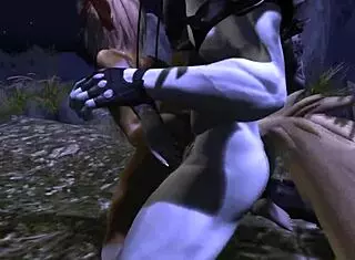 treasure hunter rides monster cock in furry yiff