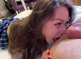 Hot Tattoo Girl First Casting POV Sex