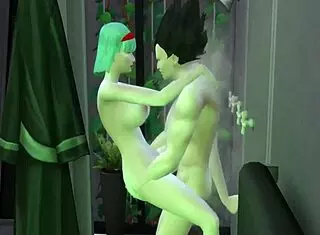 In Dragon Ball porn, Bulma cooks in sexy clothes, almost naked, then fucks hard when dad leaves, pleasing son like a slut in NTR.