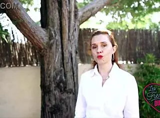 Kira naughty french nurse spices up sexuality in lingerie 😉