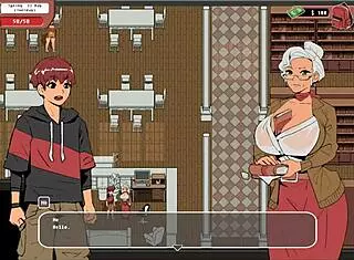 Flashing my big cock to the nerdy girl in the library?