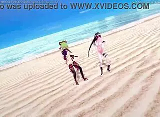 Genshin Impact MMD: Rosaria, Kuki, and Shinobu in Rockabye