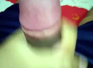 Midnight madness! Young amateur caught masturbating in homemade handjob clip!