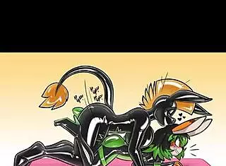 femboy furry sluts dominate with fierce femdom action