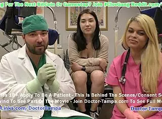 Unbelievable! Mina Moon undergoes Tampa University physical by Doctor Tampa for entrance!