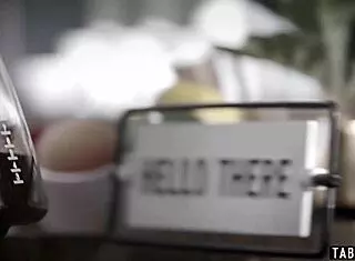 Guy cheats on teen girlfriend Lily Larimar for freaky sex at work