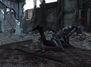 fallout 4 nemesis monster banging in 3d action!