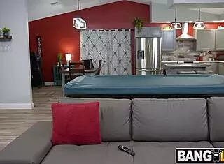 johnny love and mayara lopes in helpful stepmother action with blowjob and riding