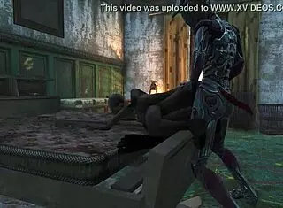 fallout 4 nemesis monster banging in 3d action!