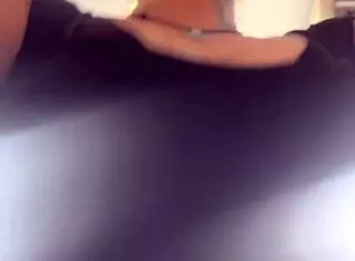 Blonde Brazilian Sweats At Gym, Removes Top To Breathe.